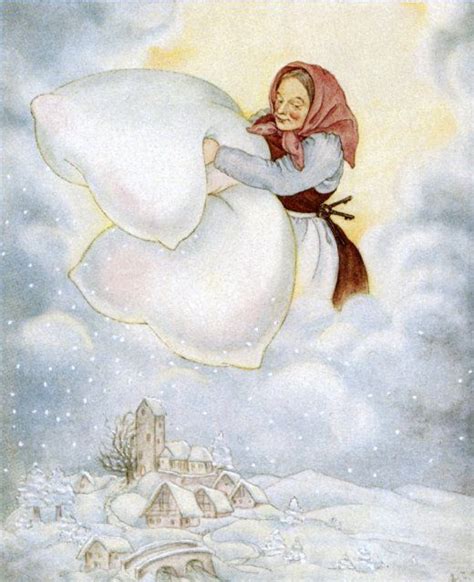 Auf Der Spur Von Frau Holle Das Geheimnis Der Schneefee Illustration