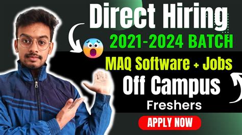 Maq Software Direct Hiring Biggest Off Campus Drive