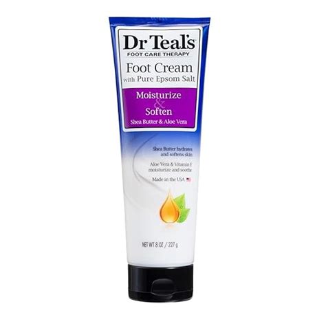 Dr Teal S Pure Epsom Salt Foot Cream Pure Epsom Salt Foot Cream With Shea Butter