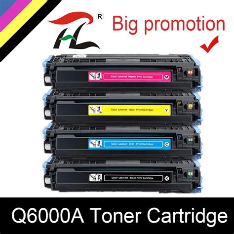 Cartucho de Toner compatível Q6000A Q6001 Q6002 Q6003 124A Para HP