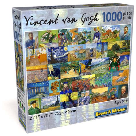 Vincent van Gogh 1000 Piece Jigsaw Puzzle - Word Magnets, Jigsaw ...