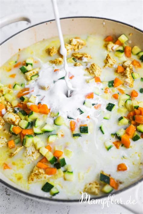 Hähnchen-Curry-Rezept für Kinder (mit Reis und Gemüse) | mampfbar