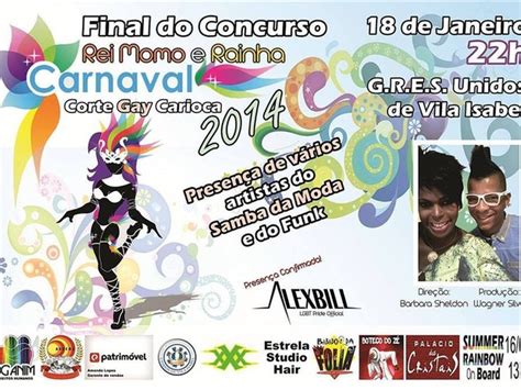 G Rio elege Rei Momo Gay e Rainha do Carnaval Gay notícias em Carnaval
