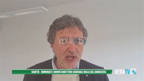 Abruzzo Sanità nominati i nuovi direttori generali VeraTV