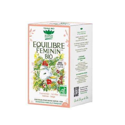 Equilibre Feminin Infusion Bio Sachets Plantasia