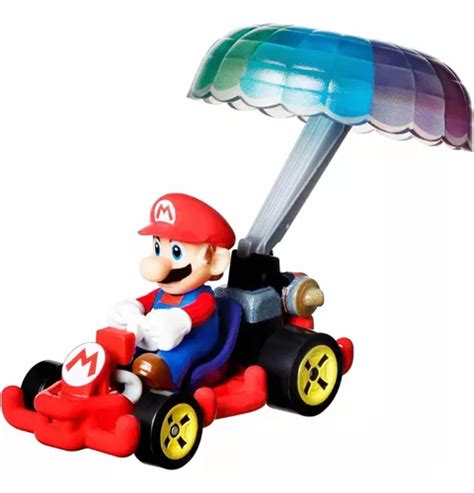 Hot Wheels Mario Kart Mario Pipe Frame Parachute Planeador Envío Gratis