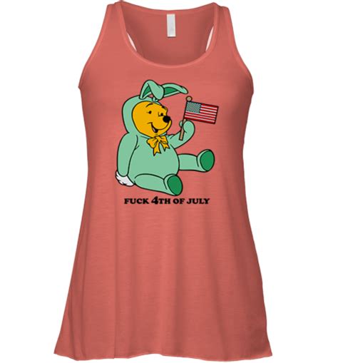 Winnie The Pooh Fuck 4th Of July Racerback Tank Father Figure Clothing