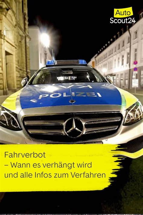 Ab wann wird ein Fahrverbot verhängt Autos