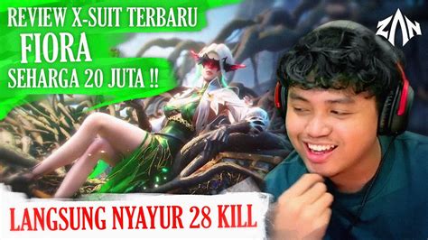 Review X Suit Fiora Seharga 20jt Langsung Nyayur 28 Kill PUBG Mobile