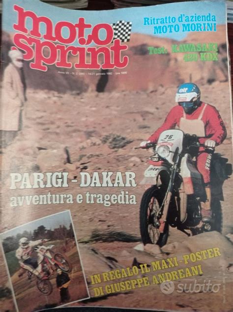 Rivista Motosprint Numero 2 Del 1982 Libri E Riviste In Vendita A Milano