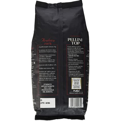 Pellini Top Caf En Grains Arabica Notes Fum Es Caramel Kg