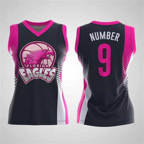 Sublimated Women's Basketball Jersey Top for Girls Basketball Teams