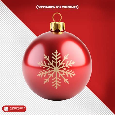 Ornamentos De Decoração 3d Para O Natal Psd Premium