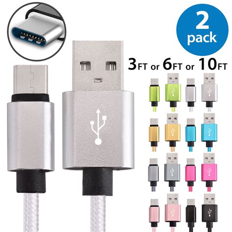 X Afflux Usb Type C Cable Fast Charging Cable Ft Usb C Type C