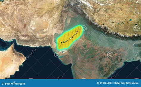 Mapa Del Desierto Del Thar Metrajes V Deo De Frontera