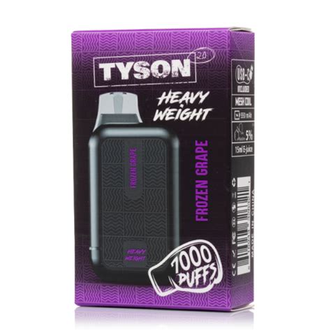 Tyson 2 0 Heavy Weight Vape Mike Tyson Vape Flavors