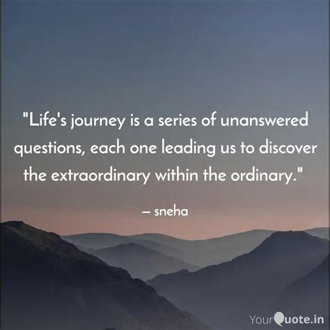 Life S Journey Is A Seri Quotes Writings By Sneha YourQuote