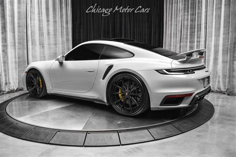 Used 2022 Porsche 911 Turbo S Coupe Full Bucket Seats Hre Wheels Chalk Deviated Stitching