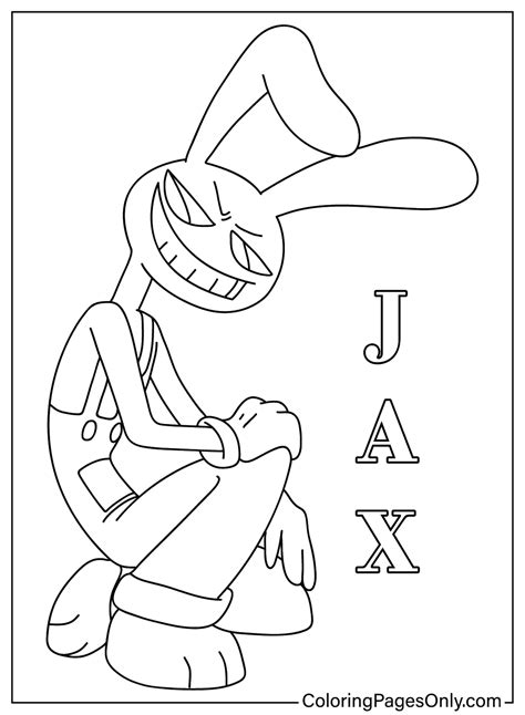 36 Páginas Para Colorir Do Jax