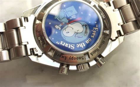 Rare Omega Speedmaster Moonwatch Snoopy Award Box Papers Vintage