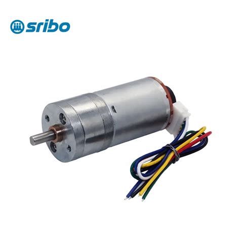 Sribo Gm V V V Long Life Dc Spur Gear Motor With Hall