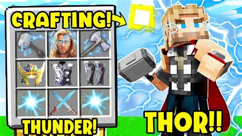 I Became Thor In Minecraft Youtube