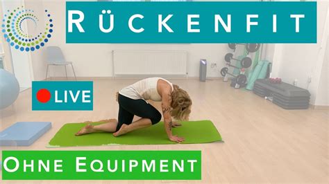 Rückenfit ohne Equipment live rückenfit beckenboden bauch