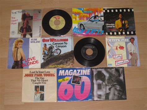 Single Vinyl Schallplatte Sammlung Konvolut Rock Pop Ndw