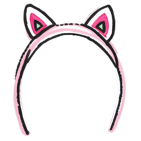 Download Minimalist Cat Ears Drawing Png 05042024