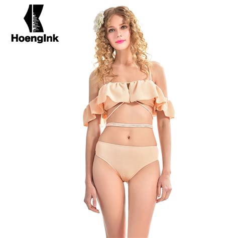 Sexy Split Women Swimsuit Nude Two Piece Personality Lace Design Women