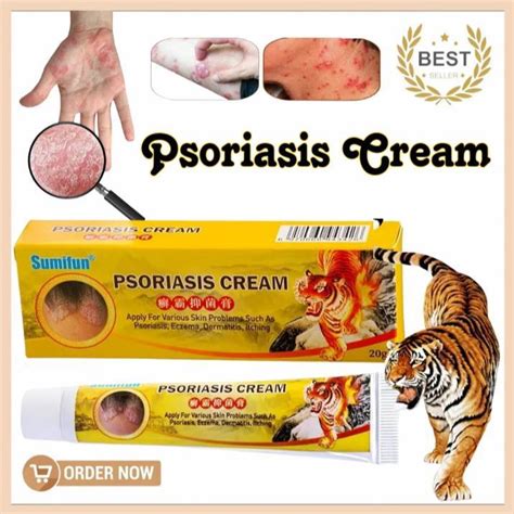 Original Sumifun Psoriasis Cream Bacteriostasis Eczema Dermatitis