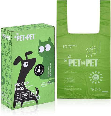 Compostable Dog Poop Bags with Handles