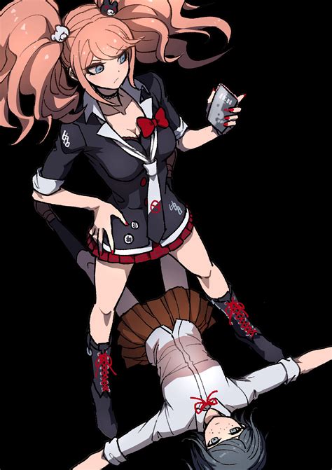 Standing Junko And Lying Mukuro By Hadahadam Rdanganronpa