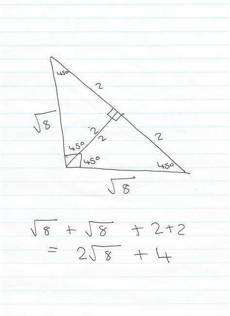 how to find the perimeter of a right triangle