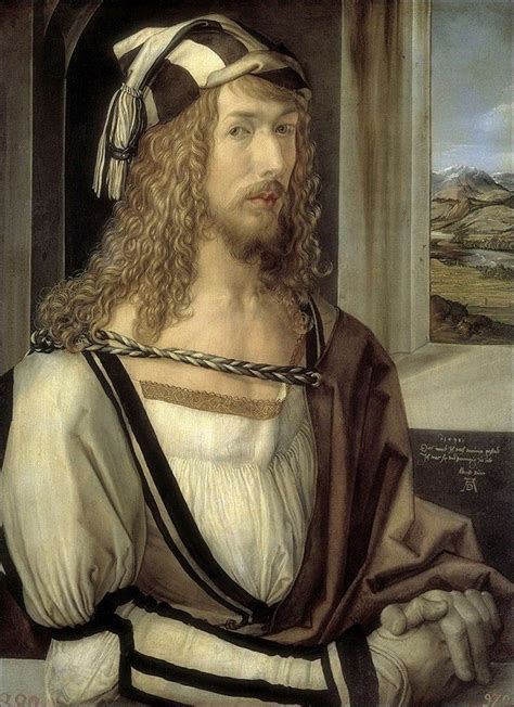 Albrecht Durer Autoritratto Con Guanti Olio Su Tavola X Cm