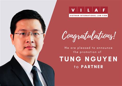 Vilaf Announces Promotion Of New Partner Tung Nguyen Vilaf Vietnam