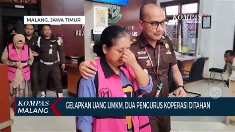 Gelapkan Dana Umkm Dua Pengurus Koperasi Di Kota Malang Ditahan Kejari