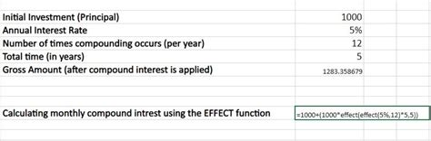 How To Create A Compound Interest Calculator In Excel