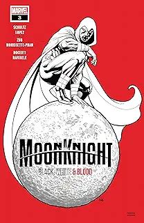 Moon Knight Black White Blood 2022 1 Reviews Marvel Comics