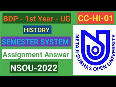 CC HI 01 Assignment Answer 2022 History Hons 1St Year Assignment