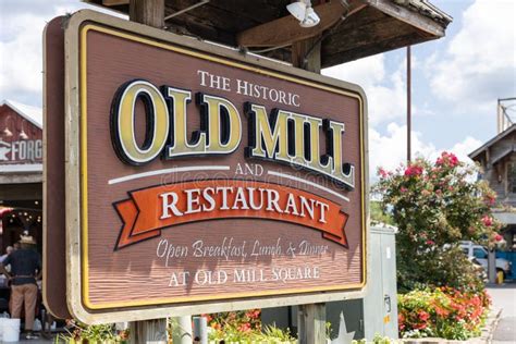 The Historic Old Mill And Restaurant In Pigeon Forge Tn Editorial