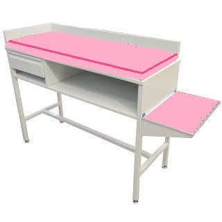 Mesa De Exploraci N Pedi Trica Tubular Color Leader Medical