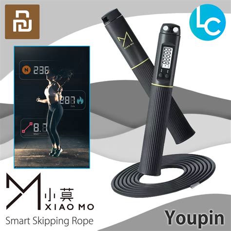 Xiaomo Smart Jump Rope Counter Speed Digital Crossfit Adjustable Sound