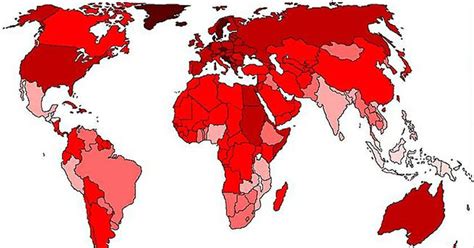 El Mapa Del Día Los Países Con Las Personas Más Altas Del Mundo Infobae