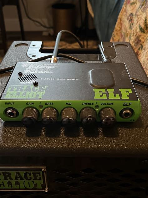 Trace Elliot Elf 200w Micro Bass Guitar Amp Head 2022 Black Reverb