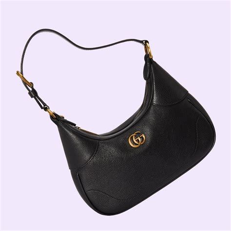 Aphrodite Small Shoulder Bag In Black Leather Gucci Us