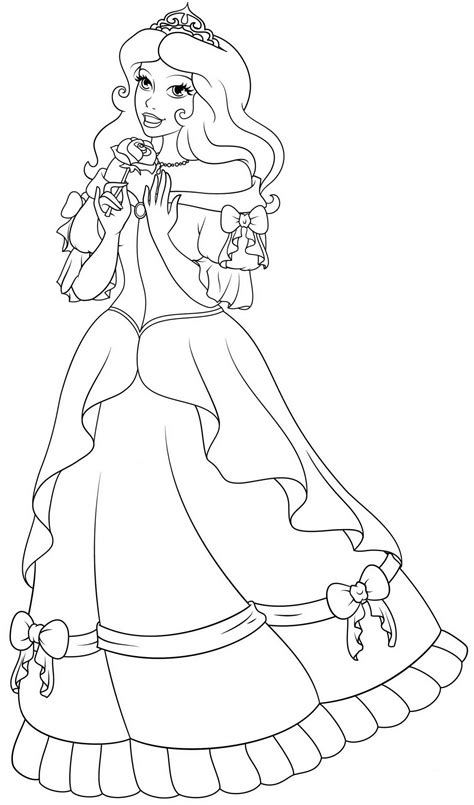 Desenho De Princesa Para Colorir Desenhos Para As Meninas Desenhos Para