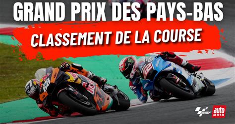 Motogp Grand Prix Des Pays Bas Le Classement De La Course