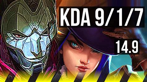 JHIN Karma Vs CAITLYN Ashe ADC 9 1 7 700 Games Godlike EUW