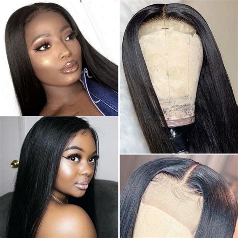 Closure Wig 5x5 Lace Closure Human Hair Wigs Straight Lace Wigs Wig